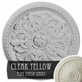 Hand-Painted Clear Yellow Ceiling Medallion N7086
