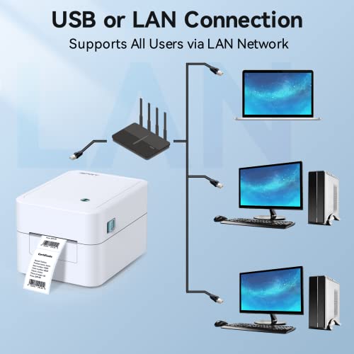 Thermal Barcode Printer with Bluetooth & USB Connection A58457