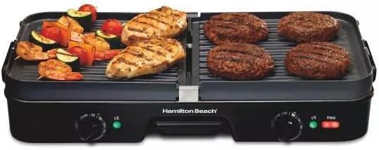 Black 3-in-1 Grill Griddle G9301