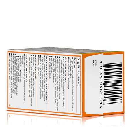 200mg Ibuprofen Caplets 100 Count C170019