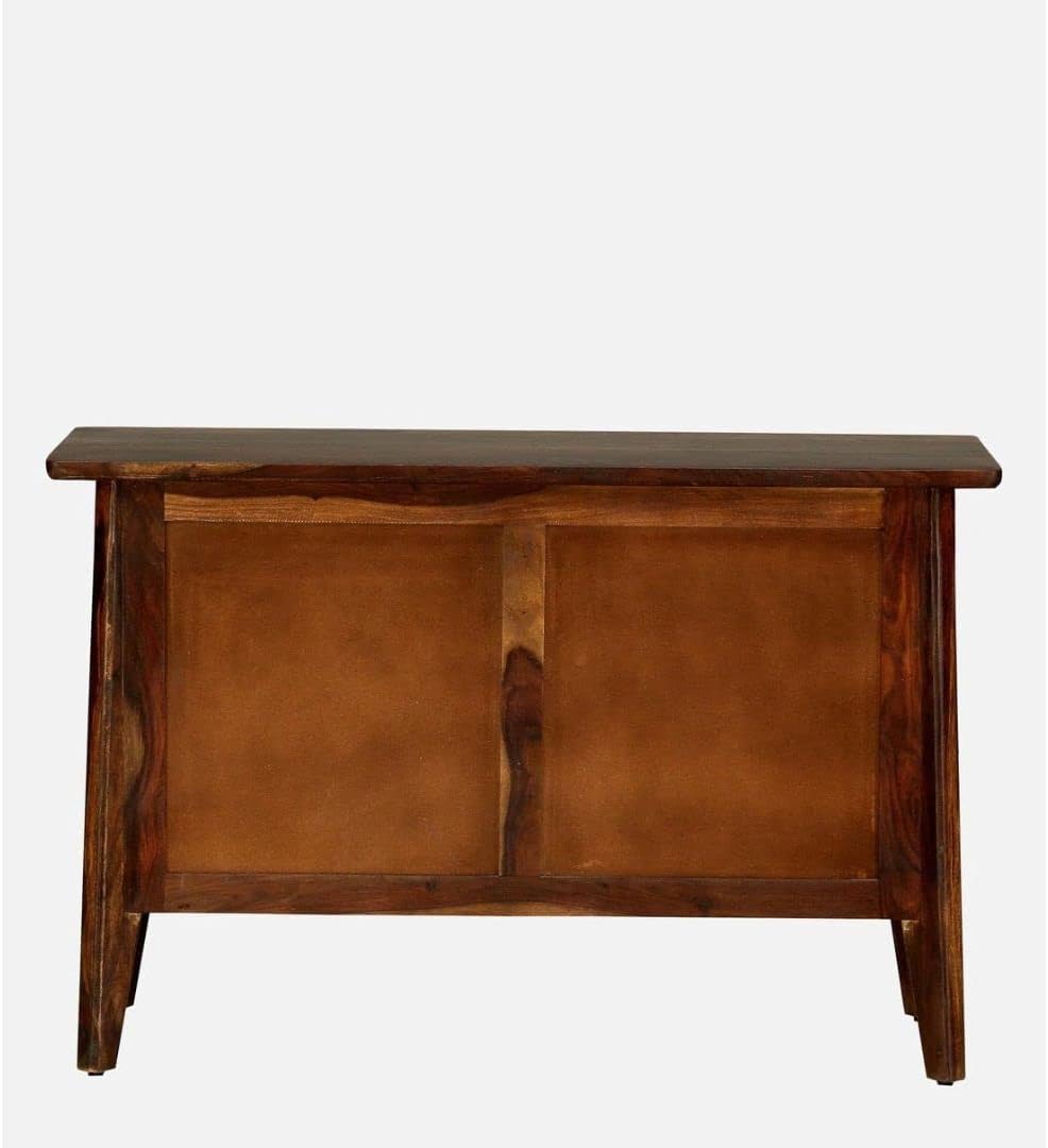Mango Wood Chest of 4 Drawer Teak Finish Cabinet Storage Units Z27293