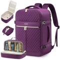 40L Waterproof Travel Backpack with 3 Packing Cubes A190642