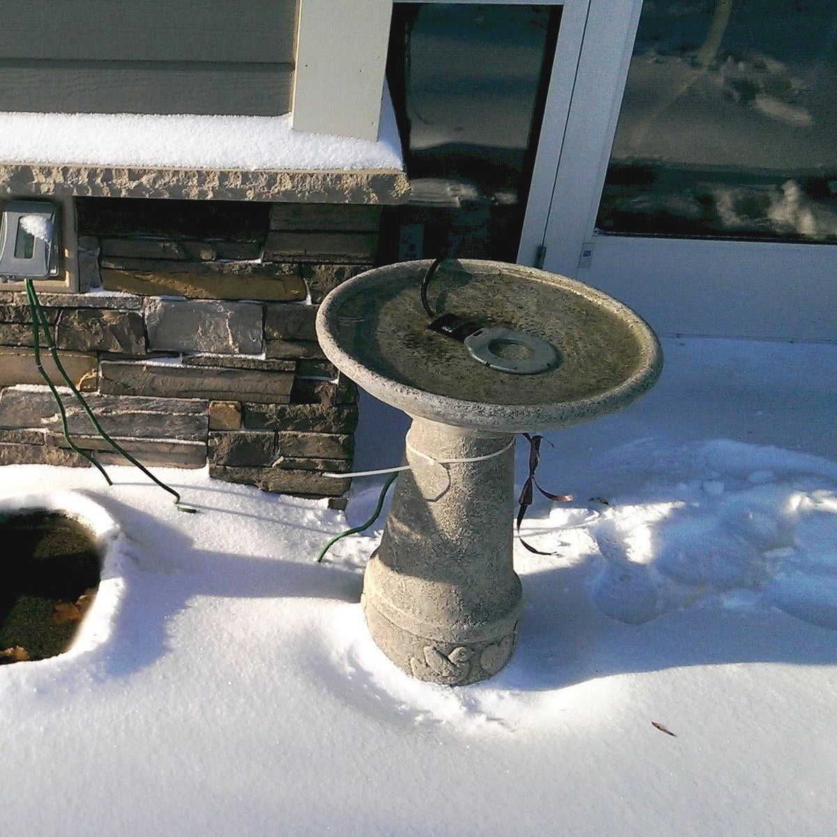Cast Aluminum Birdbath De-Icer, 150-Watt X2914