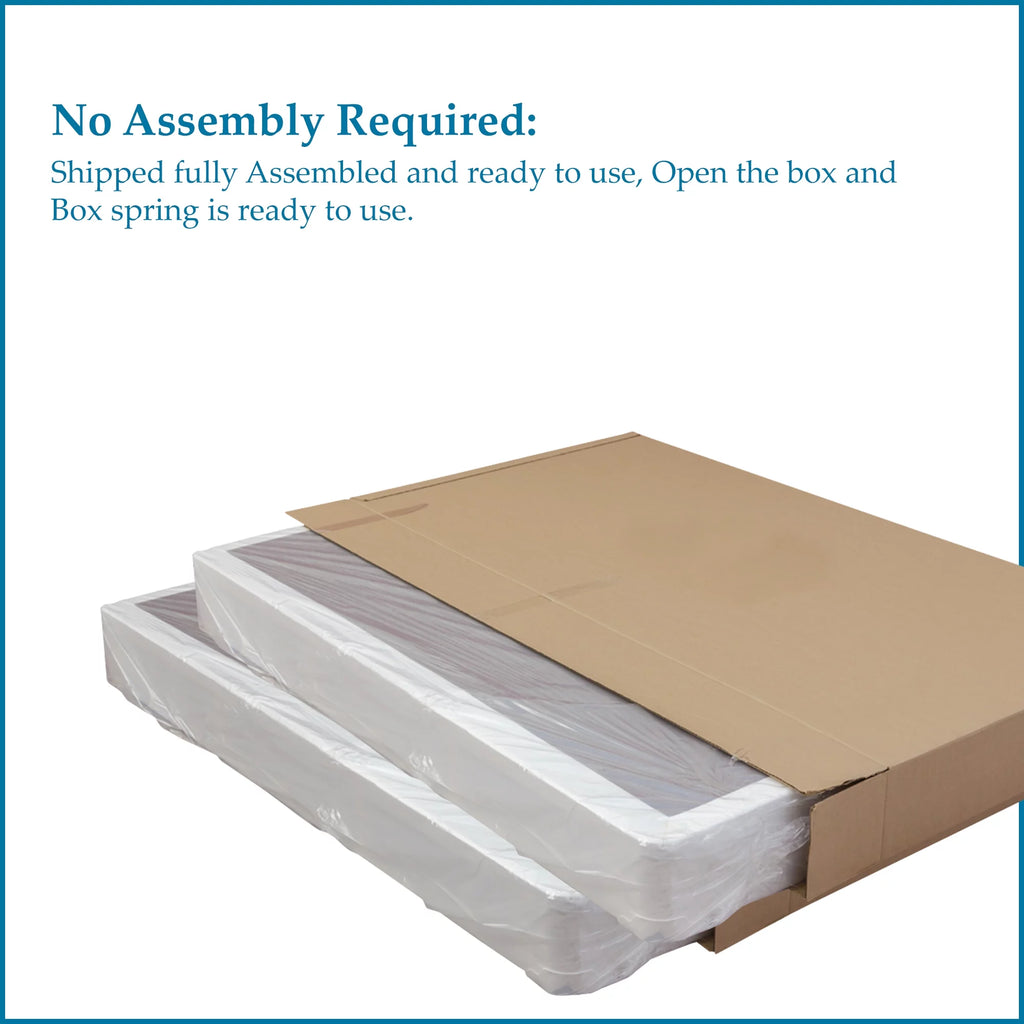 8” Split Fully Assembled Box Spring for Mattress, Queen P1572
