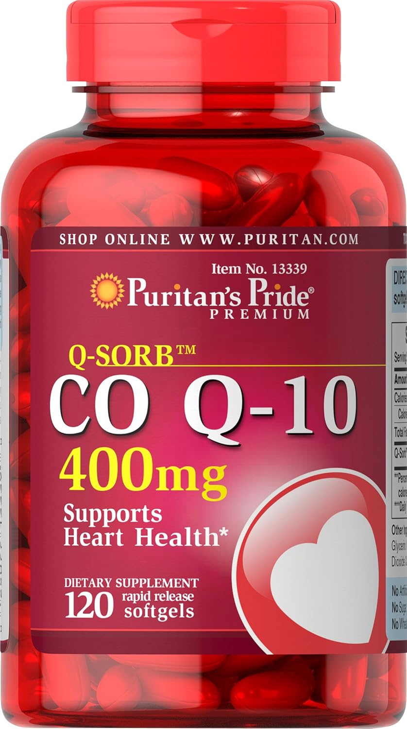 400 Mg CoQ10 Softgel, 120 Count Y5991