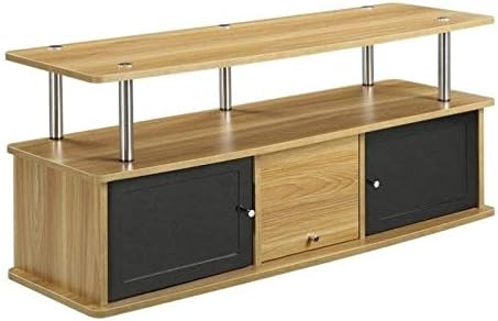 White 47 TV Stand with 3 Storage Cabinets P69254