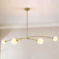 4-Light Sputnik Linear Globe Pendant Y474