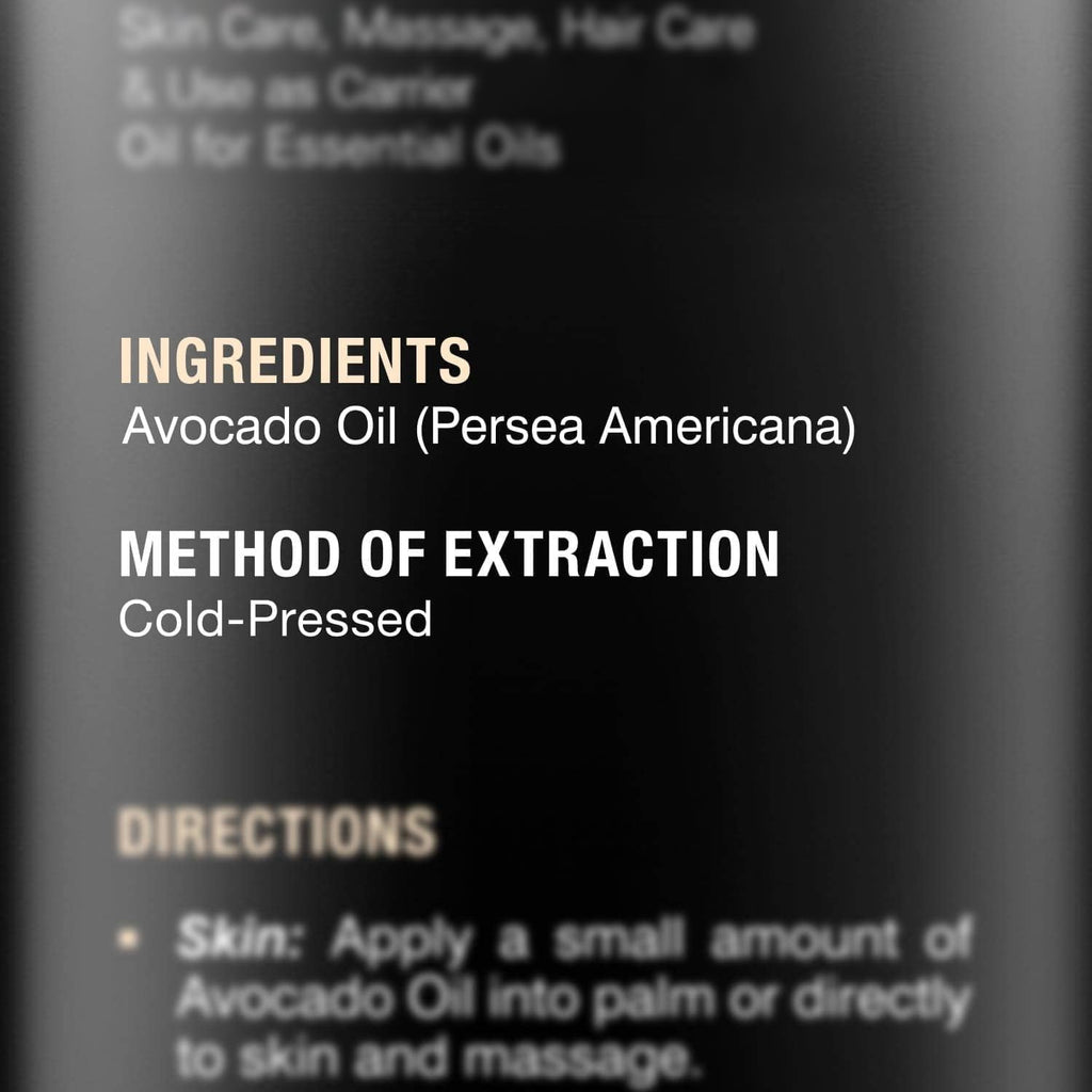 100% Pure Cold-Pressed Avocado Oil, 16 fl oz S5517