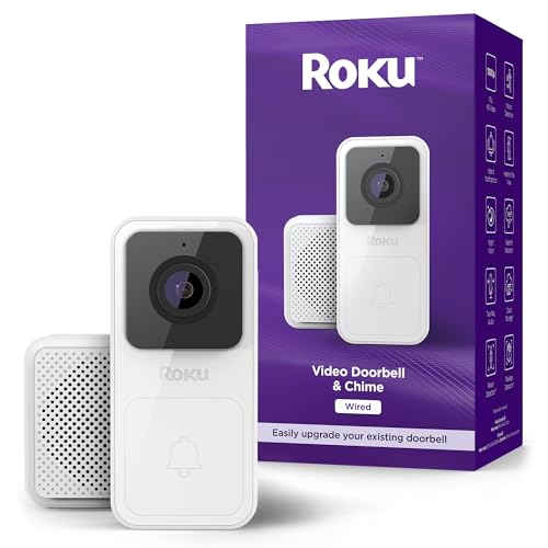 Wired Video Doorbell & Chime with 1080p HD Night Vision K774616