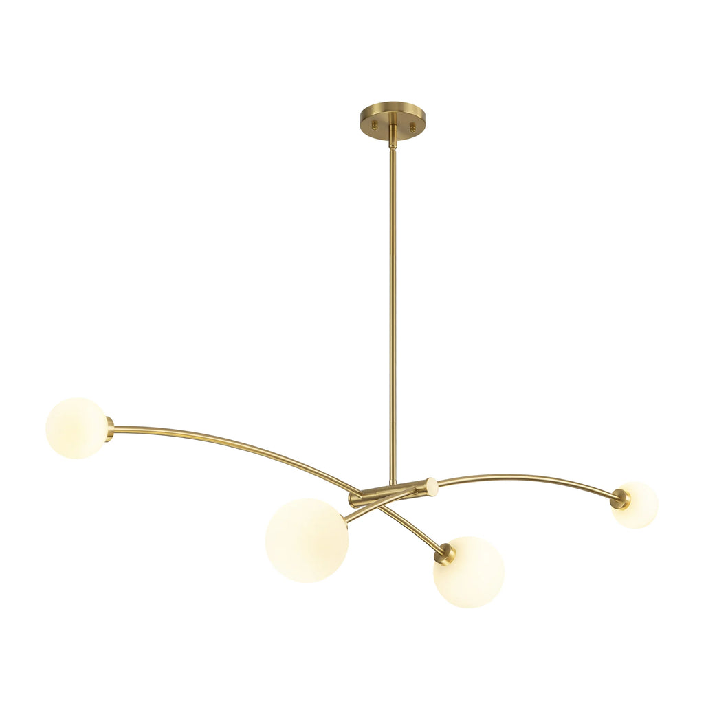 4-Light Sputnik Linear Globe Pendant Y474