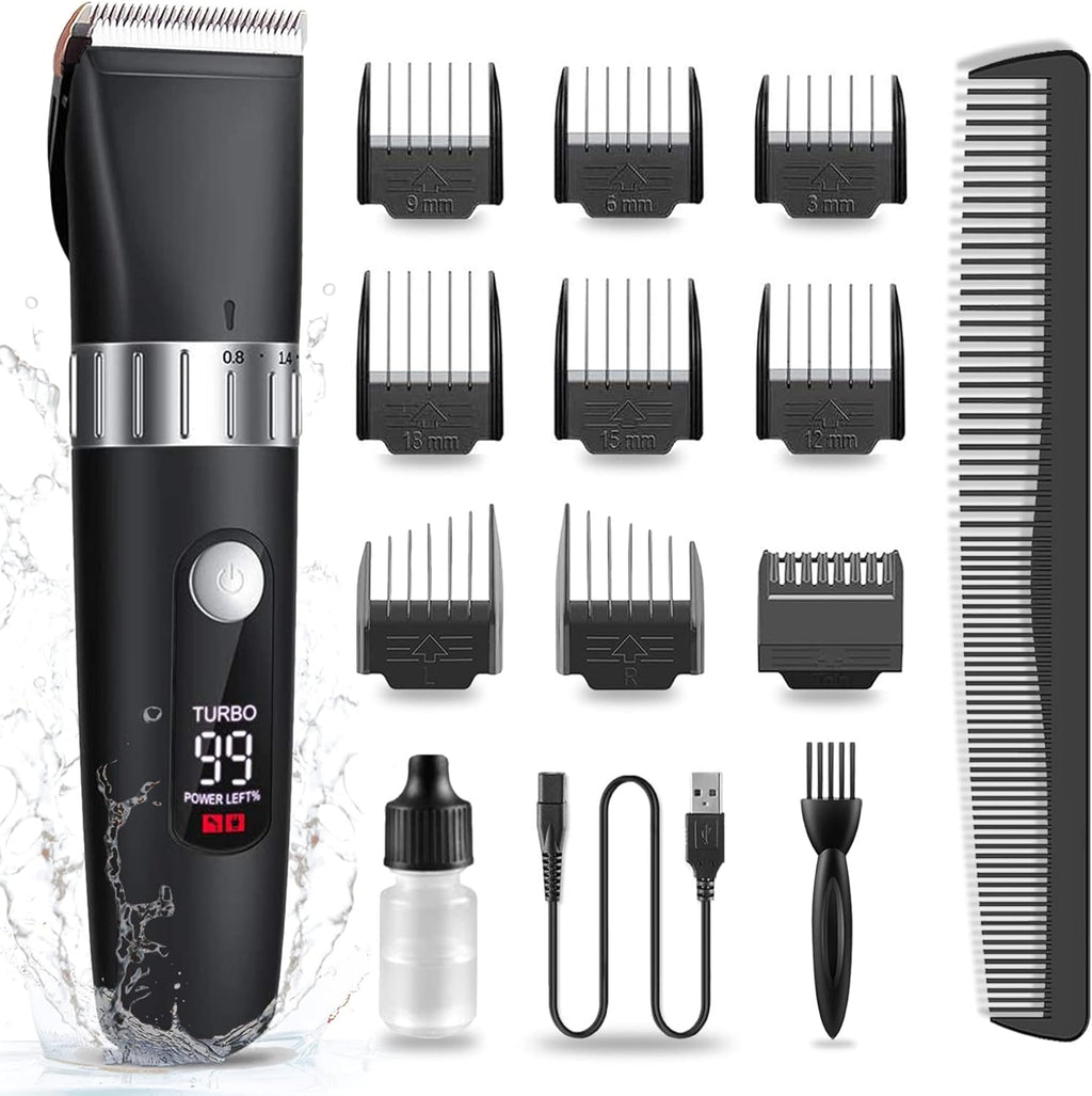 Cordless Hair Clippers with LED Display H8499