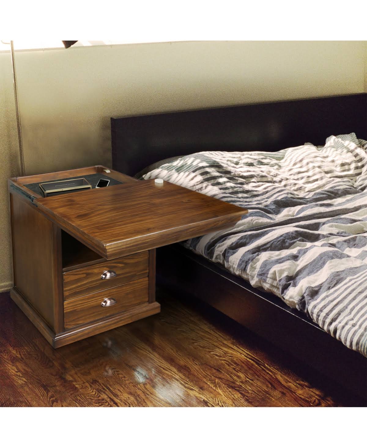 Nightstand with Concealed Compartment I159