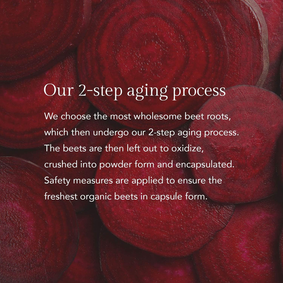 Organic Beet Root Capsules - 30 Capsules P650