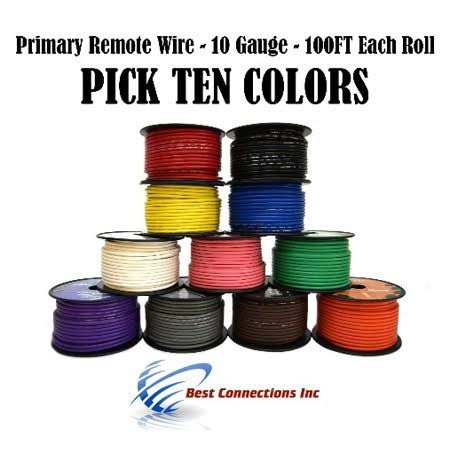 10 Gauge 100 ft Primary Wire Cable J93677