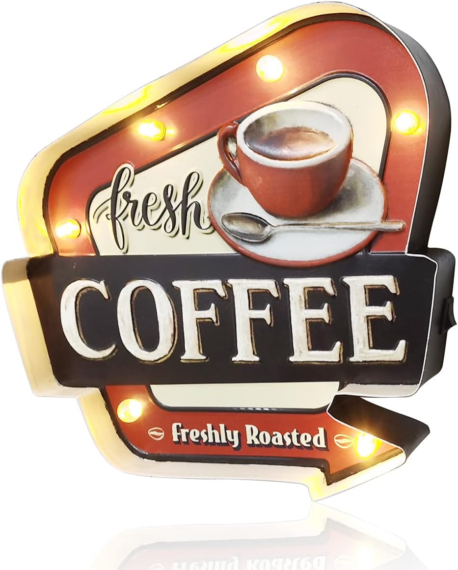 Metal Coffee Wall Hanging Pack of 2 M6989