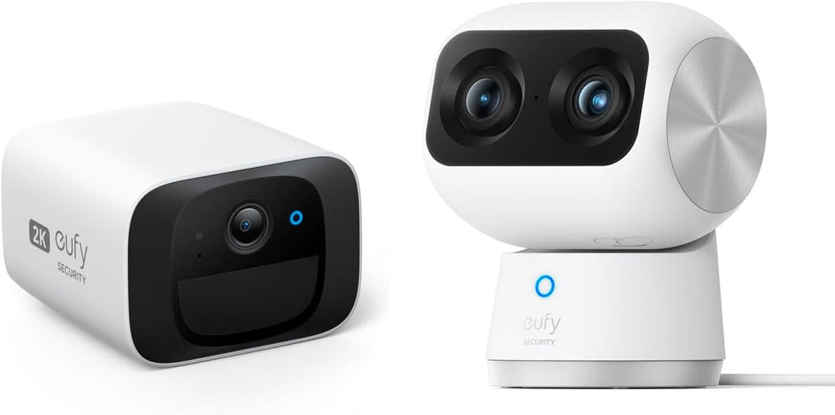 Wireless Outdoor Camera with 2K Resolution and Dual Cameras U95157