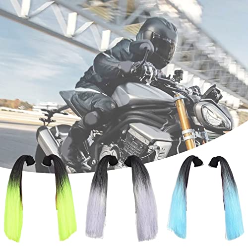 Detachable Vibrant Color Ponytails for Helmets C428148