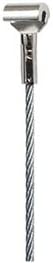 Zipper Hook + Steel Cable, Packet of 4 Q37053