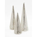 10in Silver Mercury Glass Tabletop Tree U8995