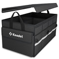 Collapsible Car Trunk Organizer with Lid, Black T7800