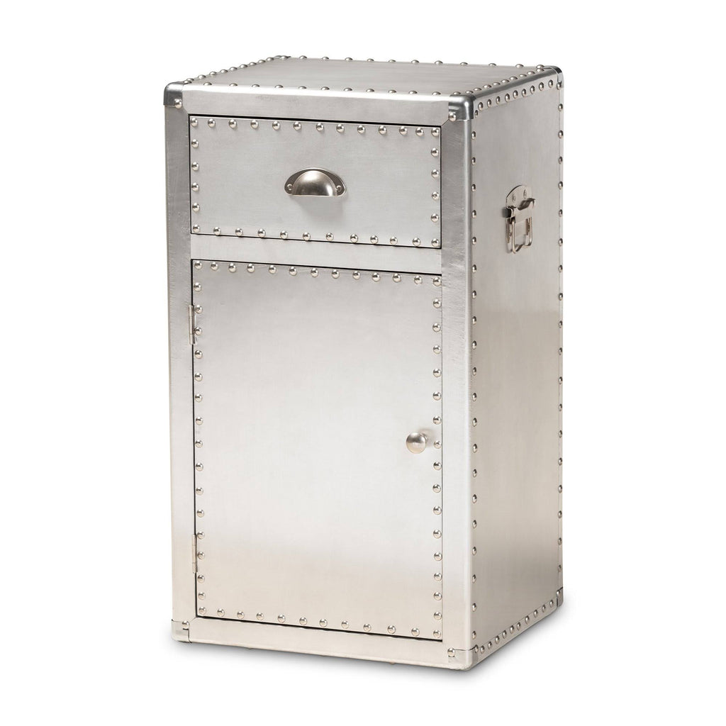 Metal 1-Door Accent Storage Cabinet Y607155