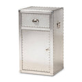 Metal 1-Door Accent Storage Cabinet Y607155