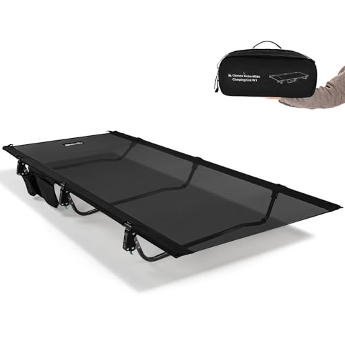 31.5" Extra Wide Camping Cot with Breathable Mesh Fabric X1590