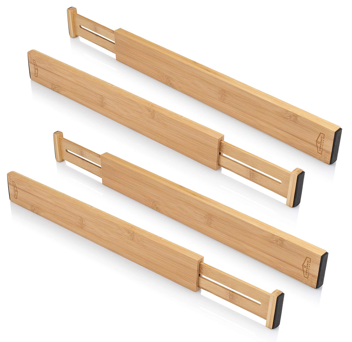 Natural Bamboo Drawer Dividers Q4431