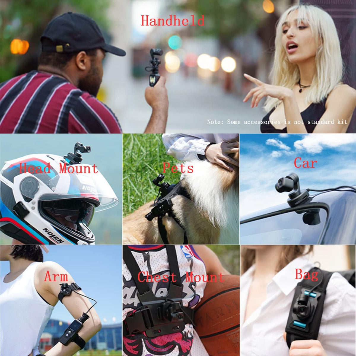 Light 3-Axis Gimbal Stabilized 4K Video Action Camera B103880