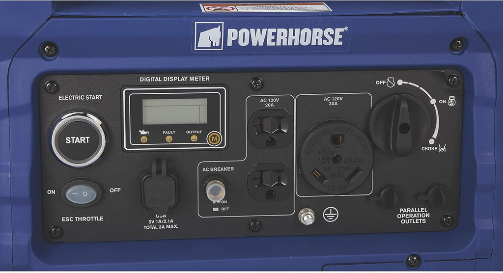 4500 Surge Watts 3500 Rated Watts Electric Start Inverter Generator Pack of 2 P37975