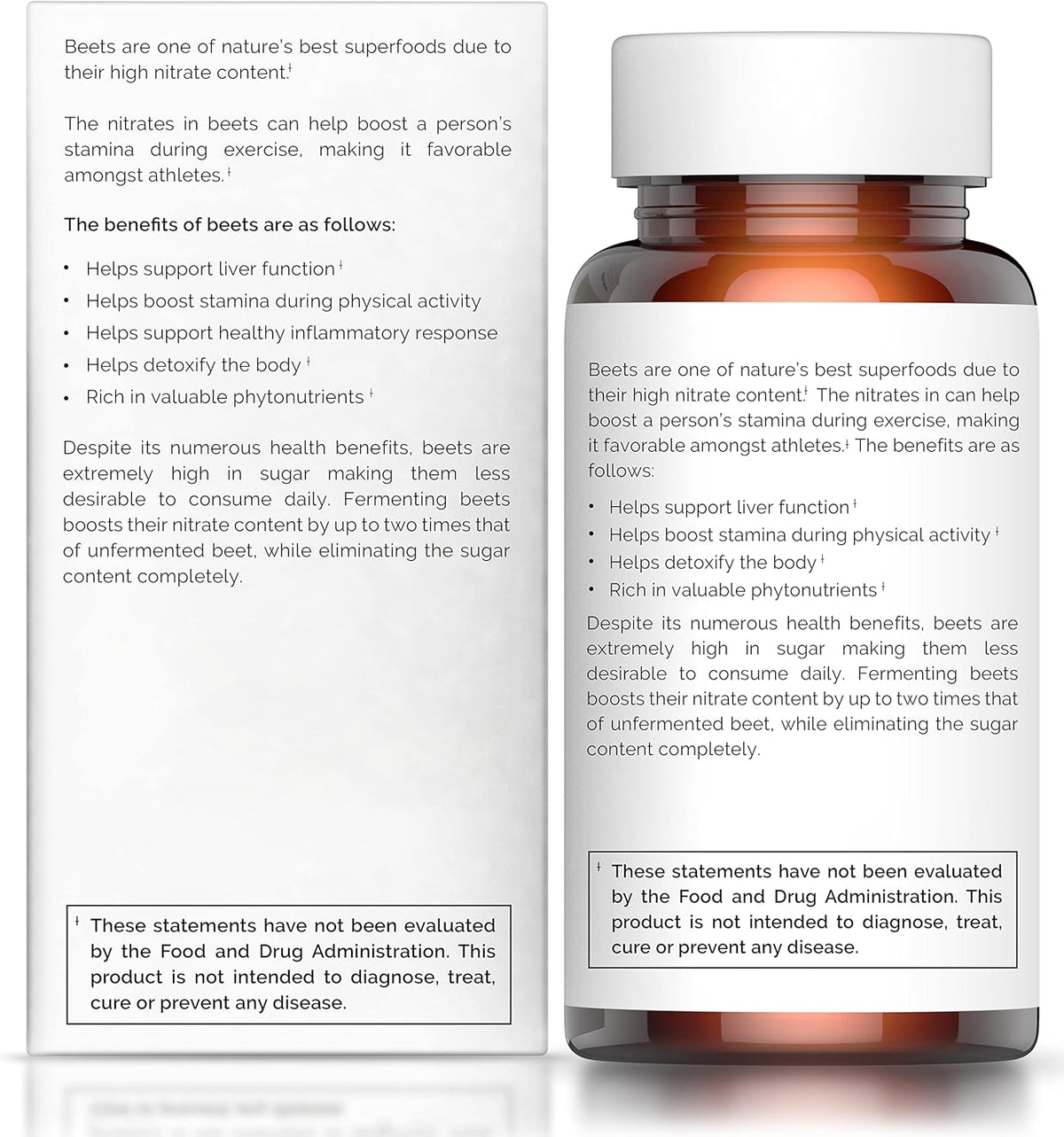 Organic Beet Root Capsules - 30 Capsules P650