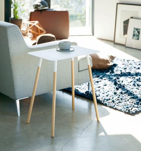 White Rectangular Side Table T836
