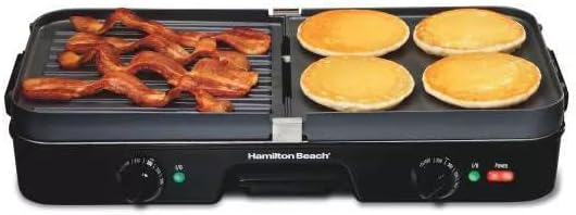 Black 3-in-1 Grill Griddle G9301