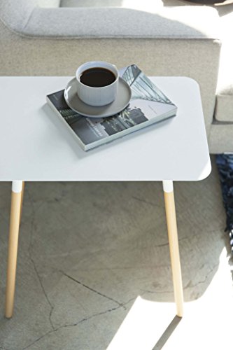 White Rectangular Side Table T836