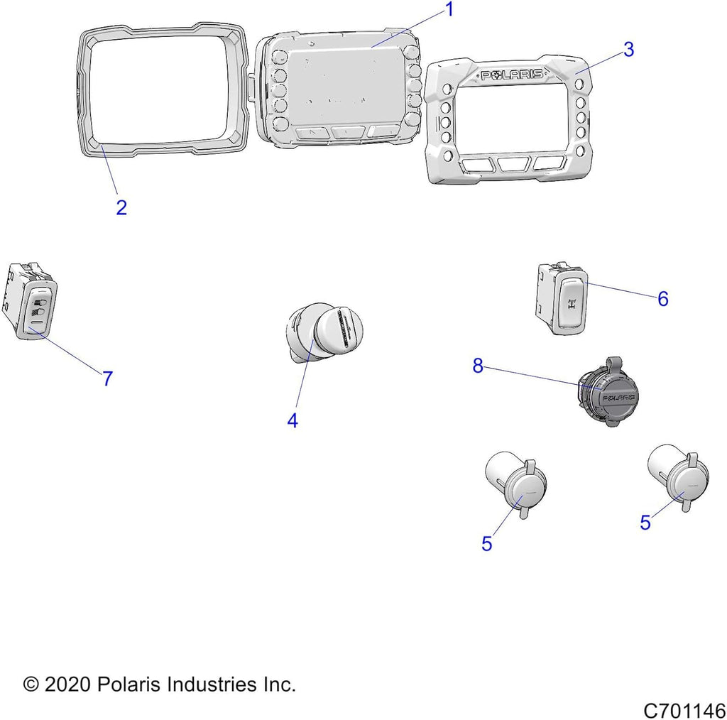 3 Position Sealed Key Switch Z891616