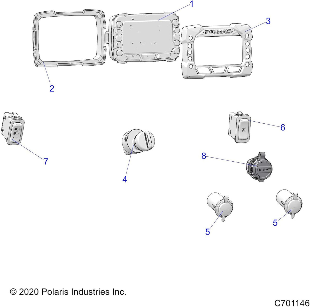 3 Position Sealed Key Switch Z891616