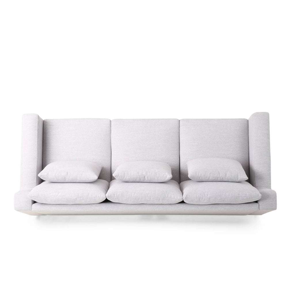 Light Gray Fabric 3 Seater Sofa S86422