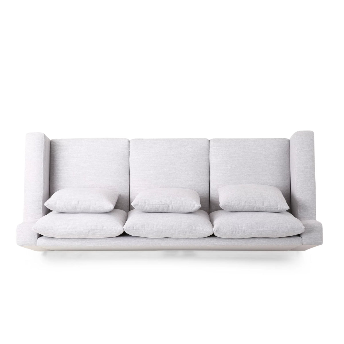 Light Gray Fabric 3 Seater Sofa S86422