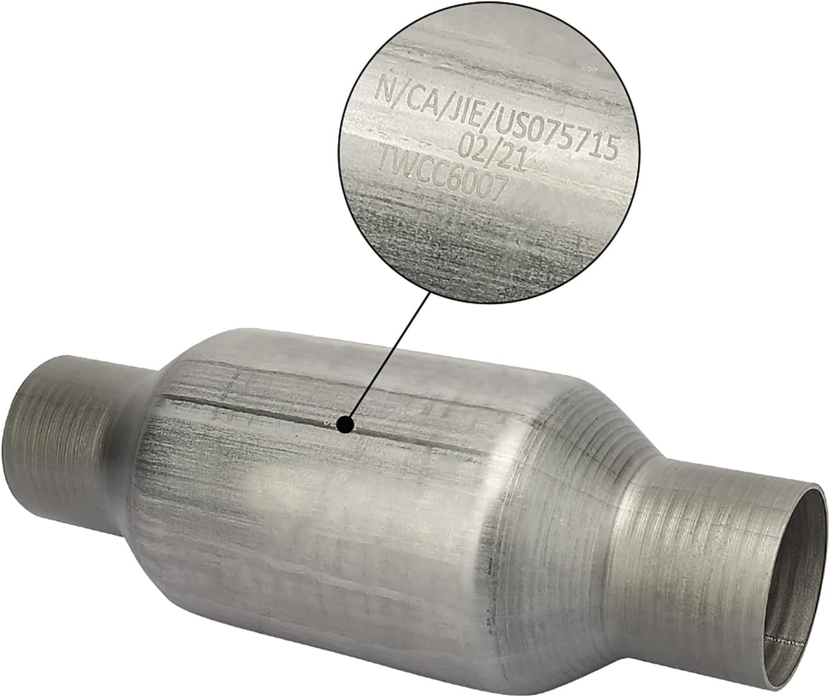 2.25" Inlet/Outlet Universal Catalytic Converter Pack of 2 O775