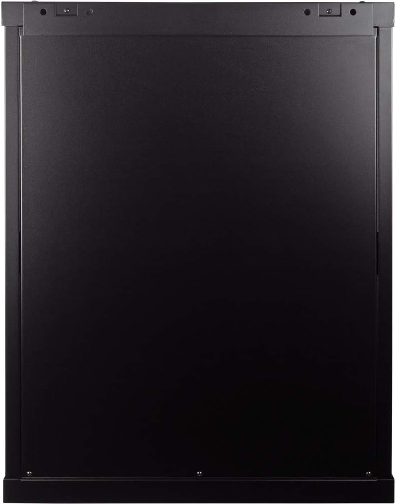 15U Wallmount IT Cabinet Enclosure 19-Inch Server Network Rack with Locking Perforated Door Black F792605