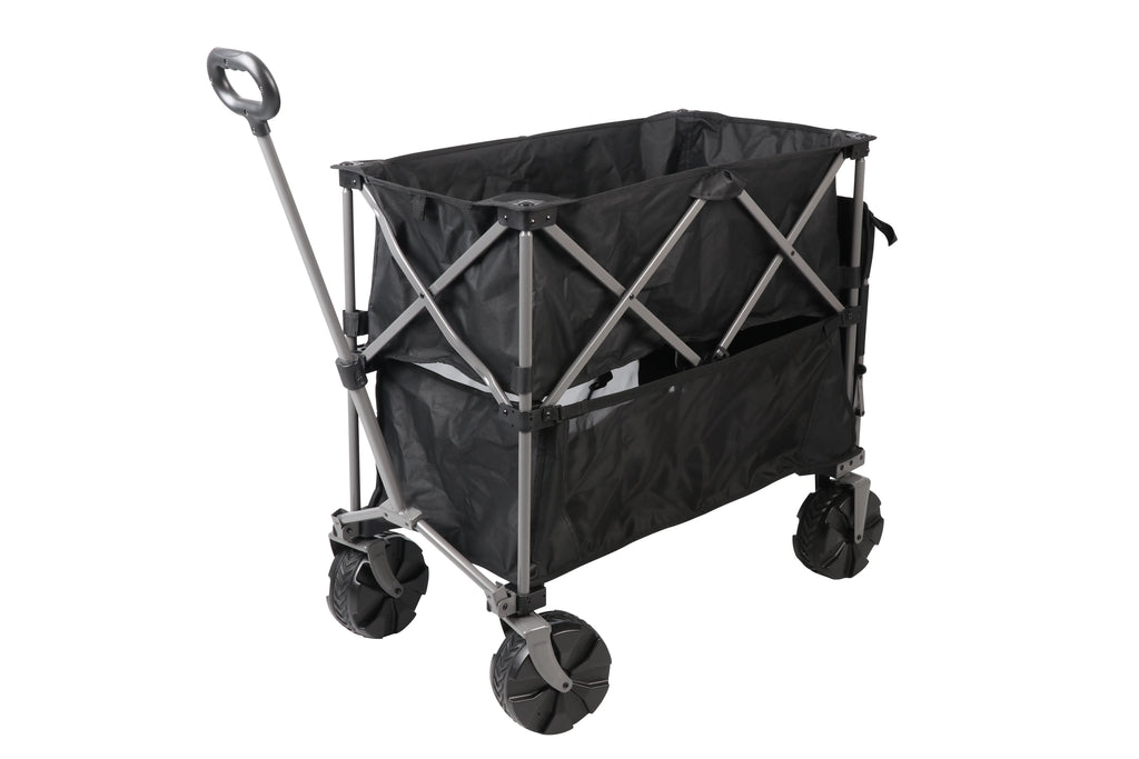 Folding Wagon with Extension Handle, Black R394066