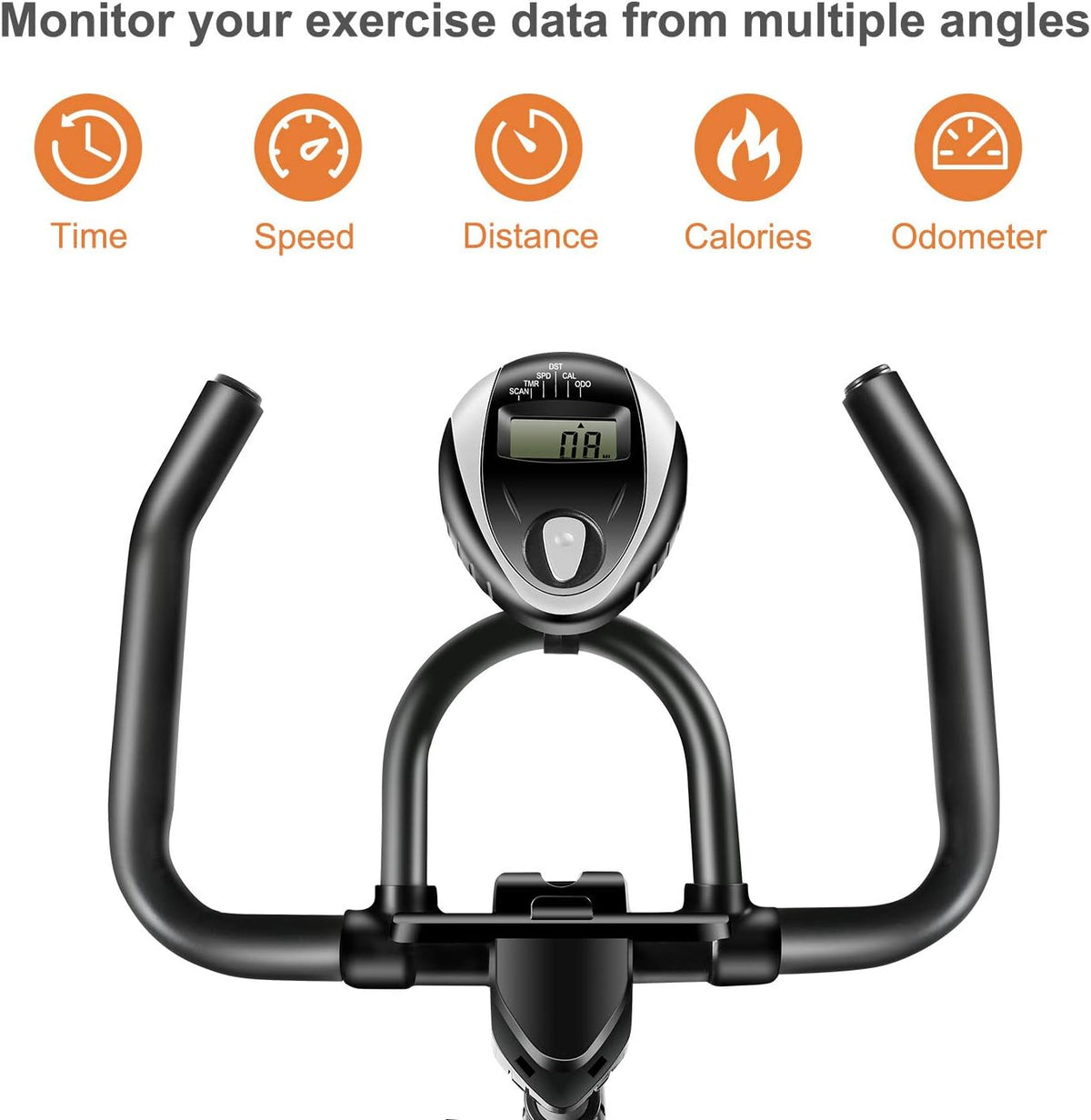 Exercise Bike Indoor Cycling Bike Stationary Flywheel Bicycle with Resistance J2619