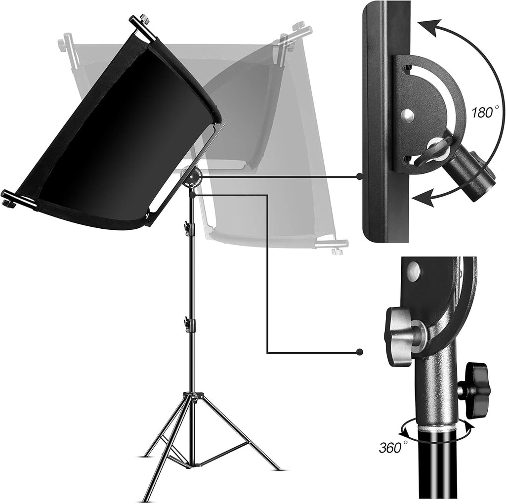 Curved Eyelighter Light Reflector with Carrying Bag J357965