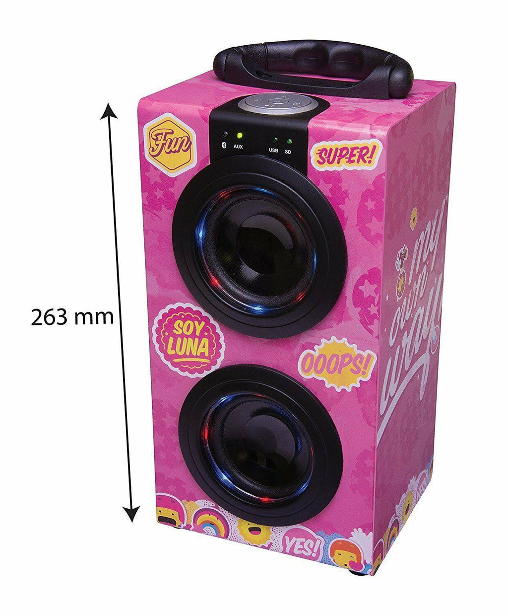 Mini Tower Laptop Speakers with Bluetooth USB Ports SD MP3 W849