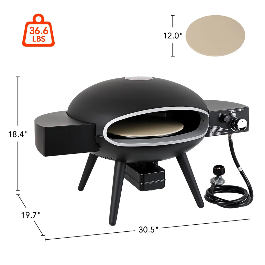 Portable Gas Pizza Oven with Stainless Steel Pizza Grill G202102