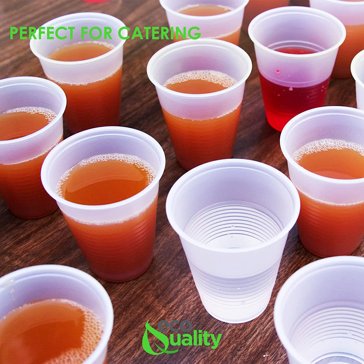7oz Clear Plastic Cups Disposable BPA-Free H4229
