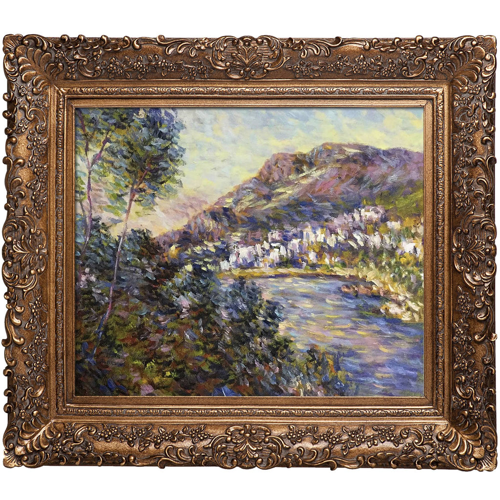 Framed Oil Reproduction of An Original Painting by Claude Monet S843112