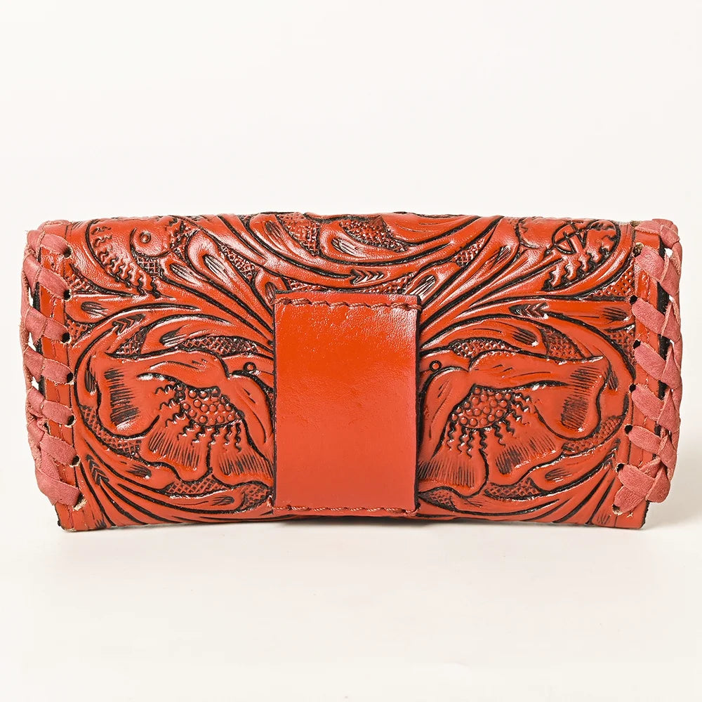 Genuine Leather Sunglass Case Handbag O782
