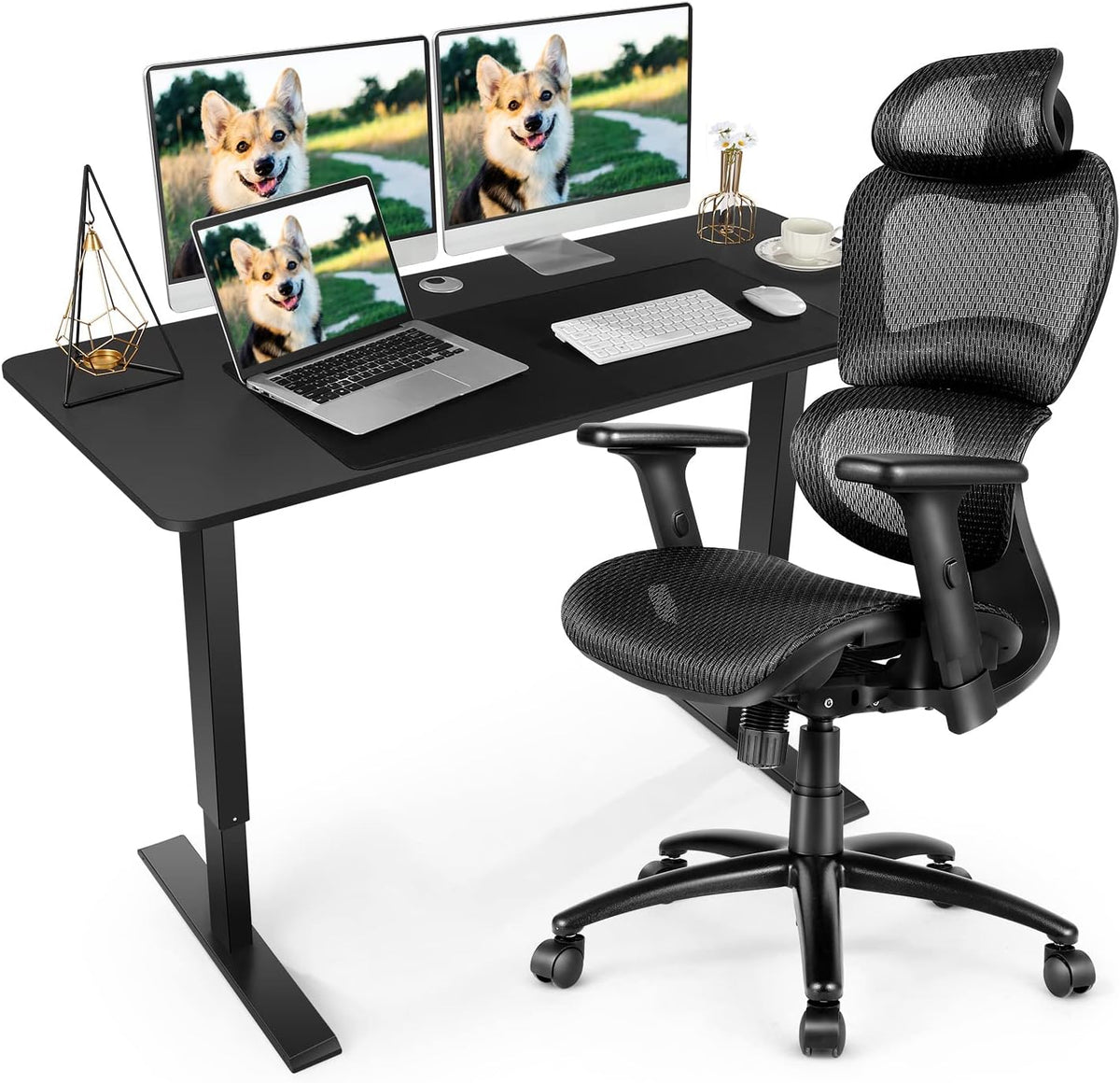 Electric Standing Desk with Oversized Mouse Pad I3118