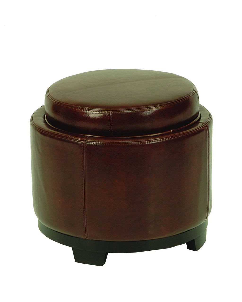 Round Storage Tray Ottoman H751